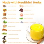 Turmeric Latte Manufacturer - Private Label Turmeric Blend Mushrooms Probiotics Turmeric Almond Superfood