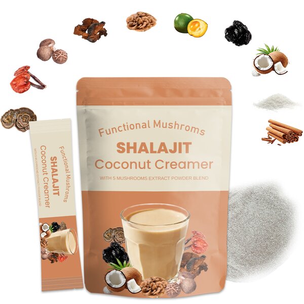 Mushroom Creamer Manufacturer - OEM Mushroom Coconut Natural Creamer Coffee Shilajit Adaptogens Superfood