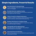 Men Wellness Supplement Manufacturer - Private Label Siberian Ginseng Ashwagandha Black Maca Root