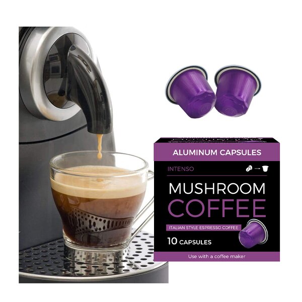 Mushroom Coffee Manufacturer - Private Label Mushroom Coffee Arabica Capsule Lions Mane Mushroom Powder