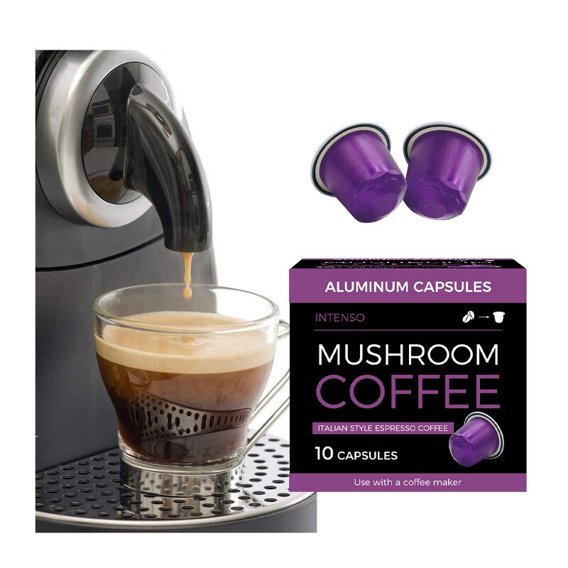Mushroom Coffee Manufacturer - Private Label Mushroom Coffee Arabica Capsule Lions Mane Mushroom Powder