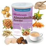 Almond Milk Powder Manufacturer - Premium Organic Mushroom Plant Extract Paper Tube Packaging