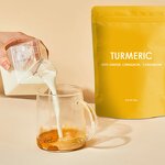 Turmeric Latte Powder Manufacturer - Custom LOGO Health Benefits Turmeric Ginger Blend Taste Turmeric Latte