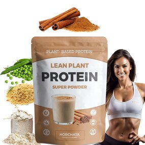 Plant Based Protein Manufacturer - Customized Label Vegan Vitamins Minerals Sunflower Monk Fruit Horchata