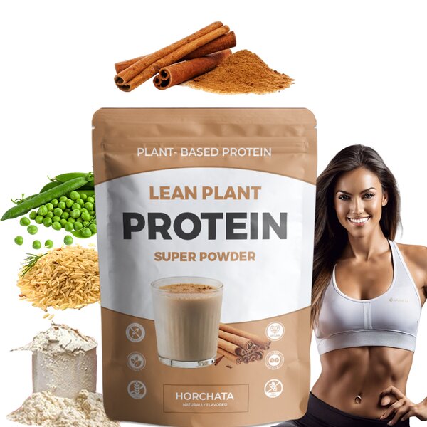Plant Based Protein Manufacturer - Customized Label Vegan Vitamins Minerals Sunflower Monk Fruit Horchata