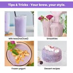 Collagen Mushroom Milk Tea Powder Manufacturer - Instant Taro Flavor Beauty Hydrolyzed Collagen