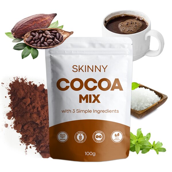 Cocoa Powder Manufacturer - Private Label Cocoa Dessert Smoothies Sea Salt Stevia Healthy Cocoa