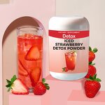 Detox Powder Manufacturer - OEM Weight Management Belly Fat Bloating Organic Strawberry Skinny Detox