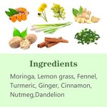 Detox Tea Manufacturer - Custom High Quality Tisane Moringa Lemon Grass Turmeric Spice Detox Tea