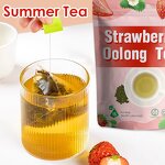 Fruit Tea Manufacturer - Good Flavor Fruit Tea Summer Cold Infused Strawberry Oolong Tea