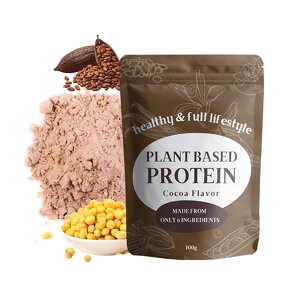 Plant Based Protein Powder Manufacturer - OEM Healthy Plant Based Cocoa Flavor Mushroom Vanilla