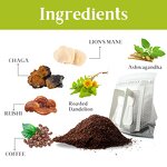 Mushroom Coffee Manufacturer - Private Label Hanging Ear Drip Dark Roast Dandelion Mushroom Coffee