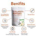 Collagen Mushroom Powder Manufacturer - OEM Organic Hydrolyzed Collagen Vanilla Tremella Mushroom