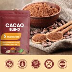 Cocoa Powder Manufacturer - Private Label Nootropic Caffeine Free Sugar Free Mushroom Cacao Powder