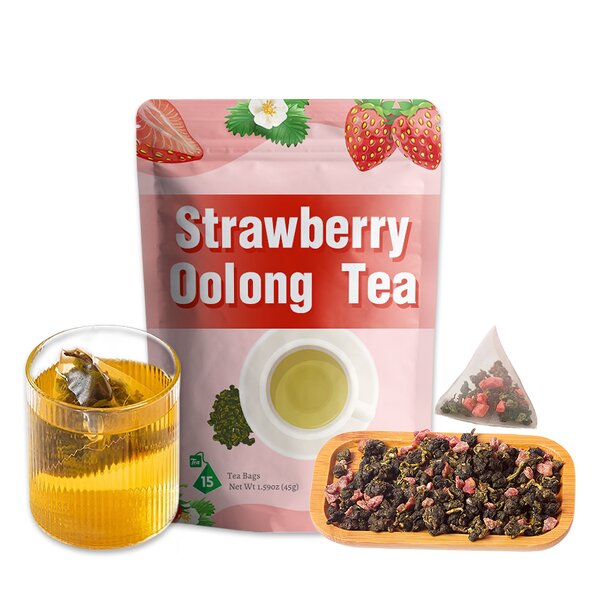 Fruit Tea Manufacturer - Good Flavor Fruit Tea Summer Cold Infused Strawberry Oolong Tea
