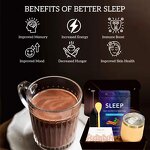Sleep Supplement Manufacturer - OEM Natural Sleep Aid Magnesium Apigenin Nighttime Chocolate Flavored
