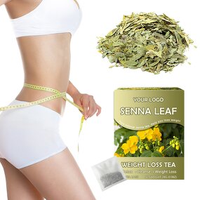 Detox Tea Manufacturer - OEM Fat Burning Herbal Tea Flat Belly Dried Senna Loose Leaf Tea