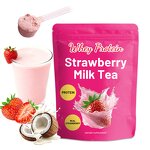 Whey Protein Milk Tea Manufacturer - Private Label 100% Grass-Fed Isolate Assam Strawberry