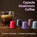 Mushroom Coffee Manufacturer - Private Label Mushroom Coffee Arabica Capsule Lions Mane Mushroom Powder