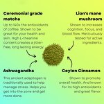 Matcha Powder Manufacturer - OEM Organic Ceremonial Grade Cinnamon Ashwagandha Mushroom Matcha Tea