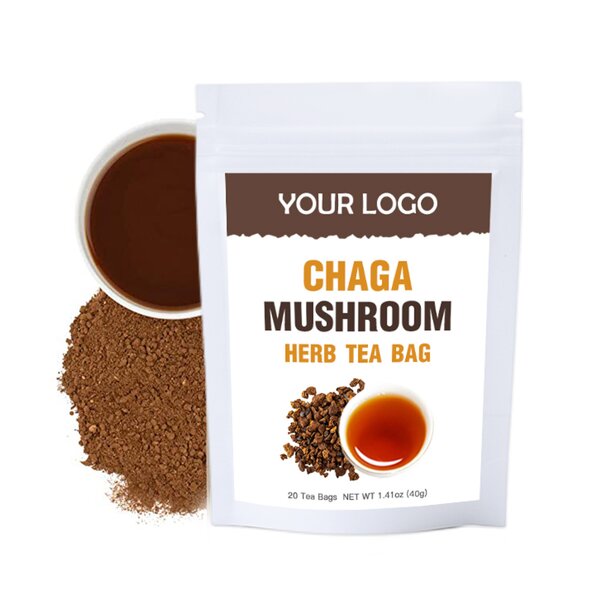 Mushroom Tea Manufacturer - Private Label Energy Drink Organic Chaga Mushroom Tea Herbal Tea Bag