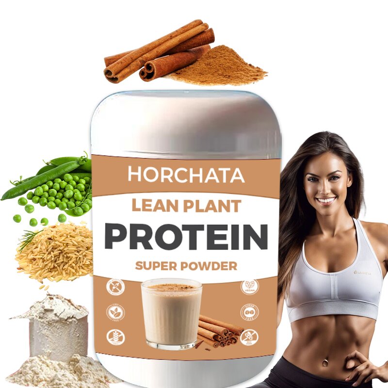 Plant Based Protein Manufacturer - OEM Vegan Superfood Cinnamon Rice Pea Sunflower Lecithin Horchata