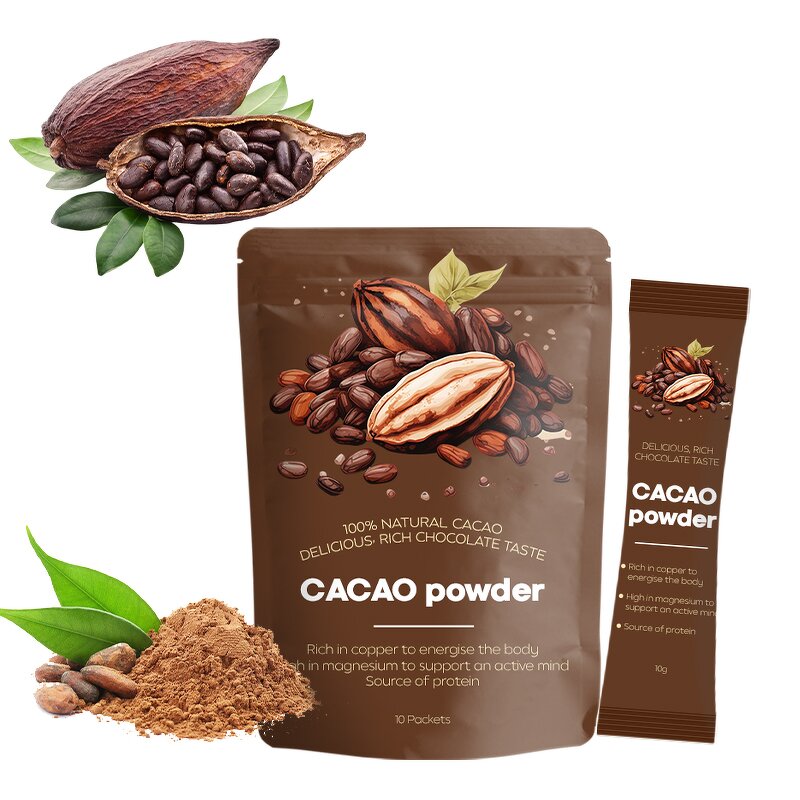 Cocoa Powder Manufacturer - Private Label 100% Natural Rich Magnesium Chocolate Tasted Drink