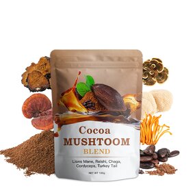 Cocoa Powder Manufacturer - Custom Health Support Focus Energy Alternative Mushroom Cocoa Powder