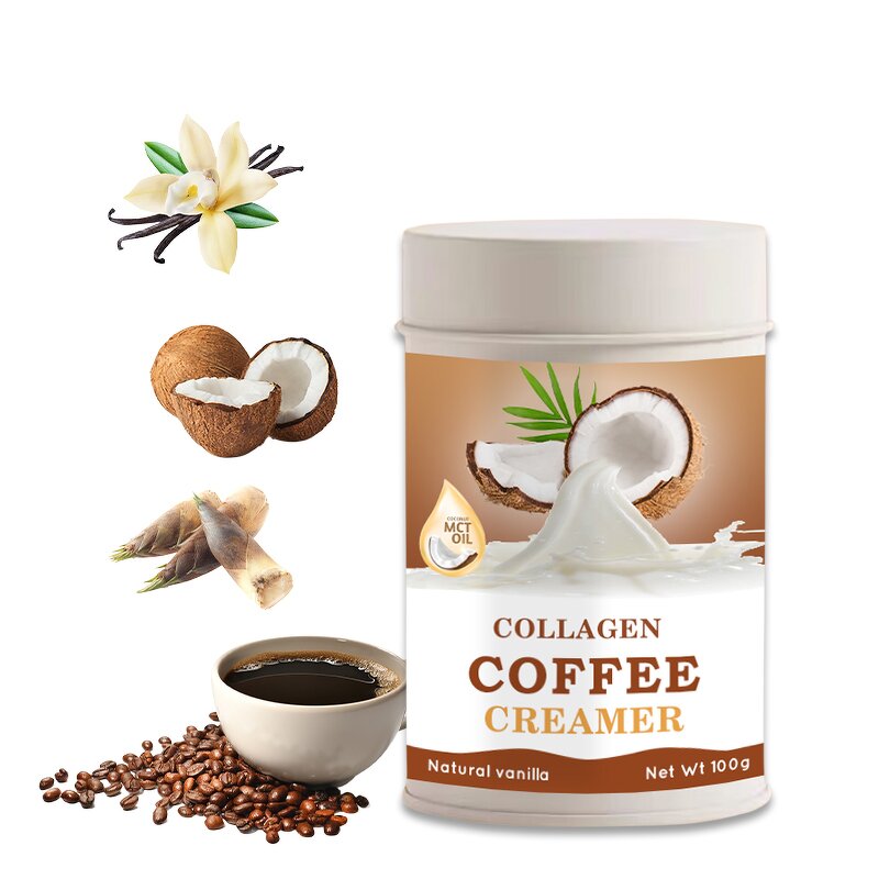 Coffee Creamer Manufacturer - Customized Logo Collagen Peptides Vanilla Coffee MCT Oil Coconut Collagen