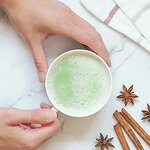 Matcha Powder Manufacturer - OEM Organic Green Tea Blend Ginger Cinnamon Turmeric Matcha Tea Powder