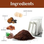 Mushroom Coffee Manufacturer - Drip Coffee Pour Over Single-Serve Mushroom Private Label Lions Mane