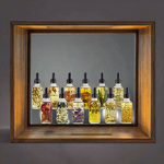 Body Oil Set - Rose Jasmine Peony Lavender 4-Pack 30ml for Face Body Nails Massage