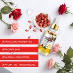 Rose Massage Oil - Wholesale Natural Raw 100ml for Face Hair Body Square Bottle
