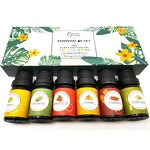 Floral Essential Oil Set - Premium Pure Natural for Home Diffuser Lavender Rose Jasmine