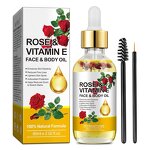 Rose Massage Oil - Wholesale Natural Raw 100ml for Face Hair Body Square Bottle