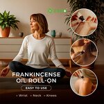 Peppermint Oil Roll on - Travel Essentials for Headaches Breathe Easy 10ml