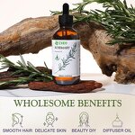 Hair Oil - Private Label Pure Rosemary for Revitalizing Strengthening Hair Treatment