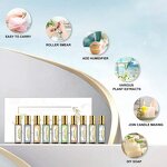 Frankincense & Myrrh Roll-On - Soothing Body Pain Deep Earthy Scent 10ml