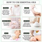 Essential Oil Set - 2025 Hot Sale Private Label 6 Organic Lavender Tea Tree with Gift Box