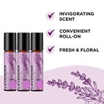 Lavender Oil Roll on - 100% Pure for Skin Sleep Headaches Relaxation 10ml