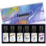 Essential Oil Set - Sweet Orange Eucalyptus Tea Tree Olive Lavender Camellia for Aromatherapy Perfume