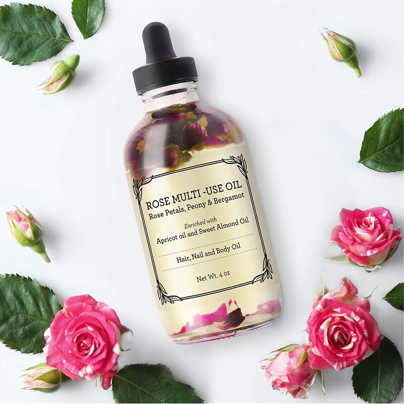 Rose Petal Oil - Private Label 100% Pure NATURAL for Skin Body Hair