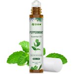 Aroma Roller Set - Brands Pure Natural Lavender Peppermint 10ml for Skin Care