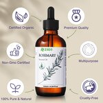 Hair Oil - Private Label Pure Rosemary for Revitalizing Strengthening Hair Treatment