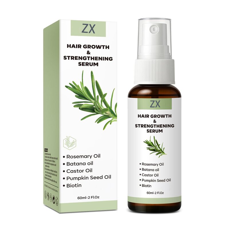 Hair Oil - Private Label Organics Pure Rosemary Mint for Scalp Strengthening