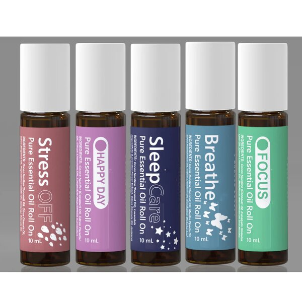 Citronella Oil Roll On - 100% Pure for Skin Relaxation Gift