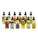 Body Oil Set - Rose Jasmine Peony Lavender 4-Pack 30ml for Face Body Nails Massage