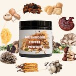 Mushroom Coffee Powder Manufacturer - Reishi Shitake Lion's Mane Mixed Extract Powder