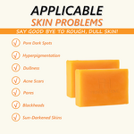 Turmeric Soap Manufacturer - Turmeric Facial Anti Acne Brightening Private Label Cold-pressed 100g