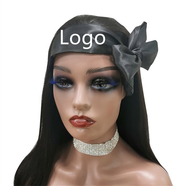 Hair Wrap Manufacturer - Custom Logo Silk Head Band Edge Wrap Satin Scarf Wig Grip Lace Frontal